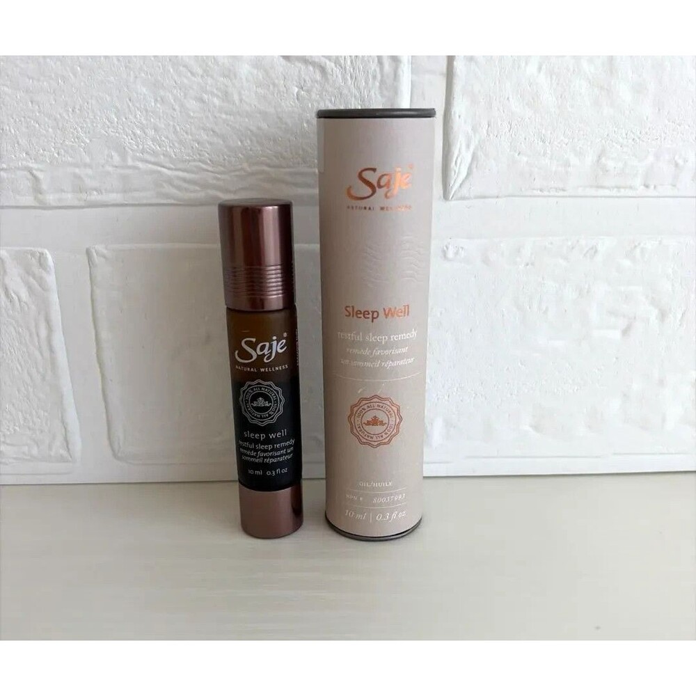 Saje Sleep Well Restful Sleep Oil Blend Valerian Root Essential Oil NEW Natural